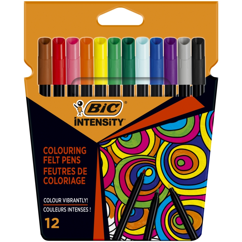 Flamastry BIC Intensity Up 12 szt.