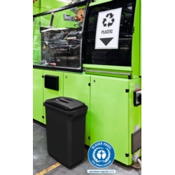 Kosz na śmieci  60l durabin eco czarny 1800503221