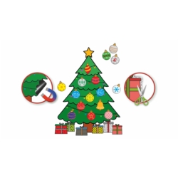 ZESTAW KREATYWNY CHOINKA MAGNETYCZNA BOMBKI