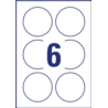 Etykiety Avery okrągłe 80mm 6229-10