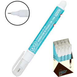 Korektor w długopisie GRAND GR-10 6 ml - precyzyjny korektor metalowy