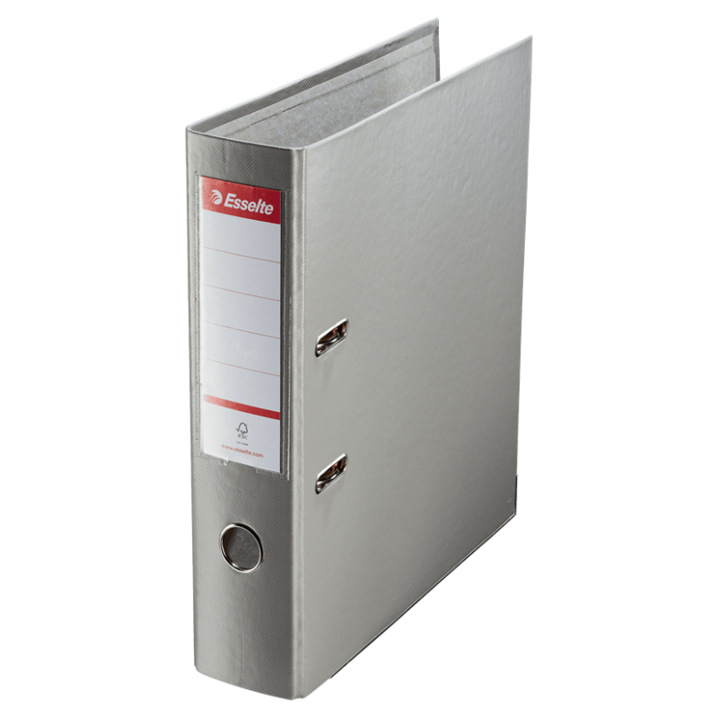 Segregator biurowy Esselte ekonomiczny A4-75 mm SZARY