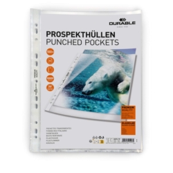 Koszulka a4 krystaliczna Durable 80mic 100szt