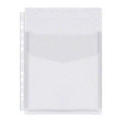 KOSZULKI A4 NA KATALOG BIURFOL Z KLAPKĄ 10 SZT