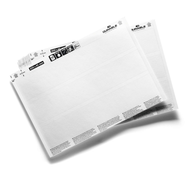 Okienko samoprzylepne labelfix 200x20mm Durable