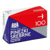 PINEZKI 100szt. srebrne S100
