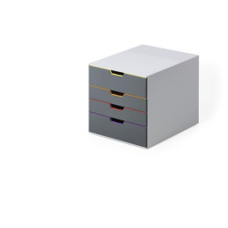 POJEMNIK Z SZUFLADAMI DURABLE Varicolor 4 szuflady