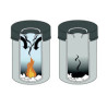 KOSZ NA ŚMIECI DURABLE SAFE 15L 3305