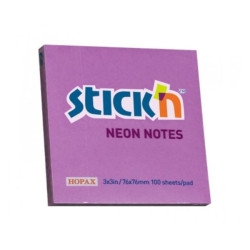 NOTES SAMOP. HOPAX 76*76 MM NEON