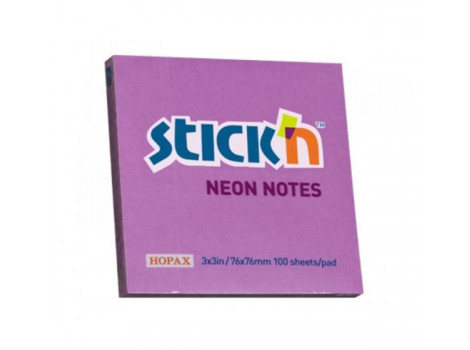 NOTES SAMOP. HOPAX 76*76 MM NEON