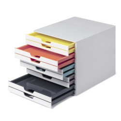 POJEMNIK Z SZUFLADAMI DURABLE VARICOLOR 10 MIX