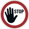 OZNACZENIE SAMOPRZYLEPNE "STOP"