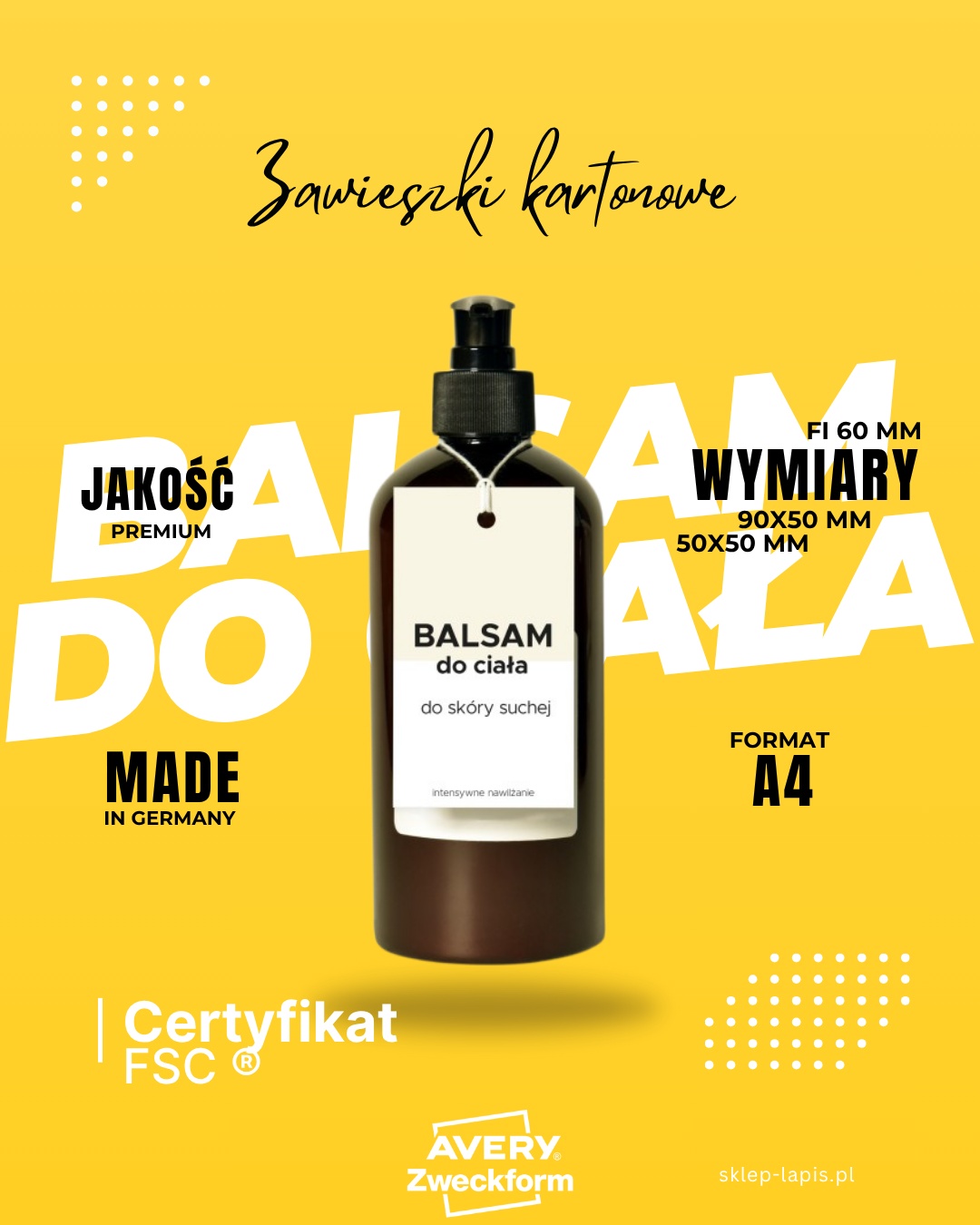 Zawieszki kartonowe